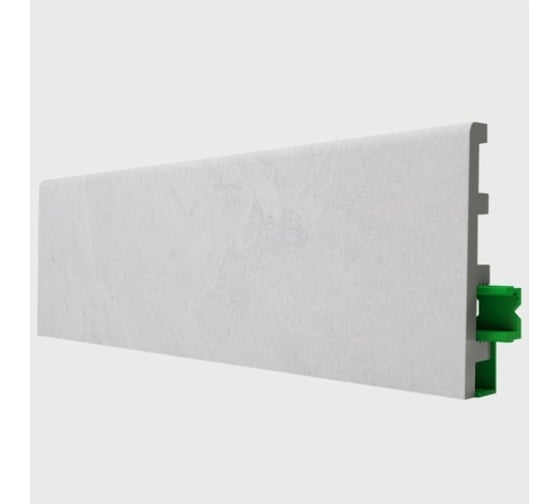 Изображение товара Плинтус HANNAHHOLZ SCANDIC 16х81х2000 мм, Alabaster grau/Алибастер серый/04 Polynix 31.03.81404.382