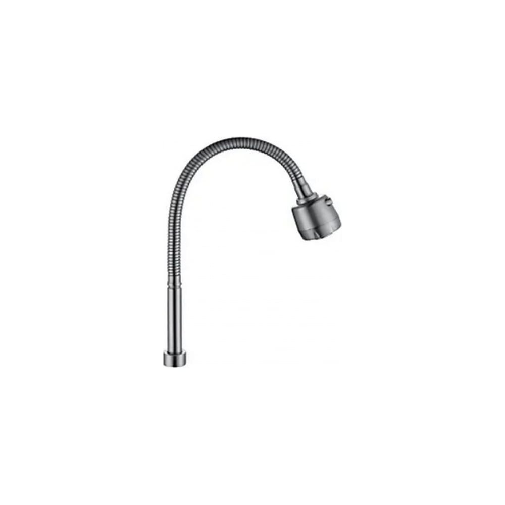 Изображение товара Гибкий излив для кухни FRAP F7314 41.5 см, латунь, вращающийся, серый