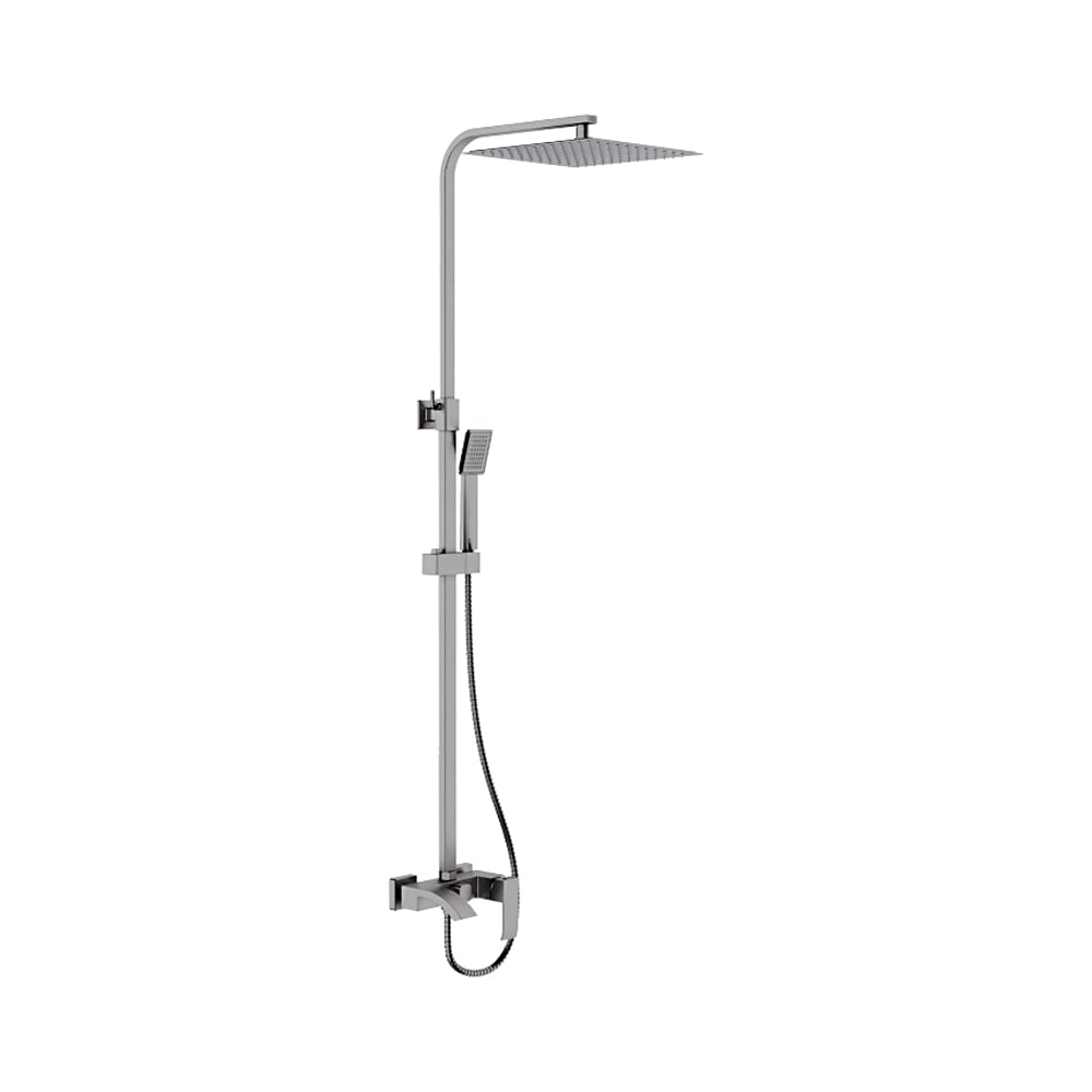 Изображение товара Душевая система FRAP F24803 с верхним душем и изливом из нержавеющей стали