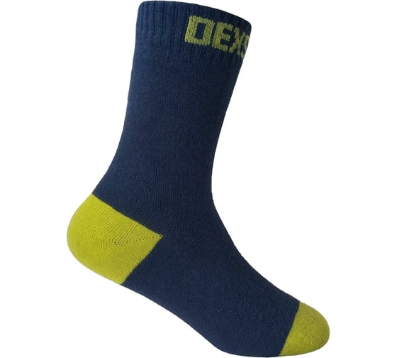 Изображение товара Водонепроницаемые детские носки DexShell Ultra Thin Children Socks, рамер M, черный/желтый DS543NLM