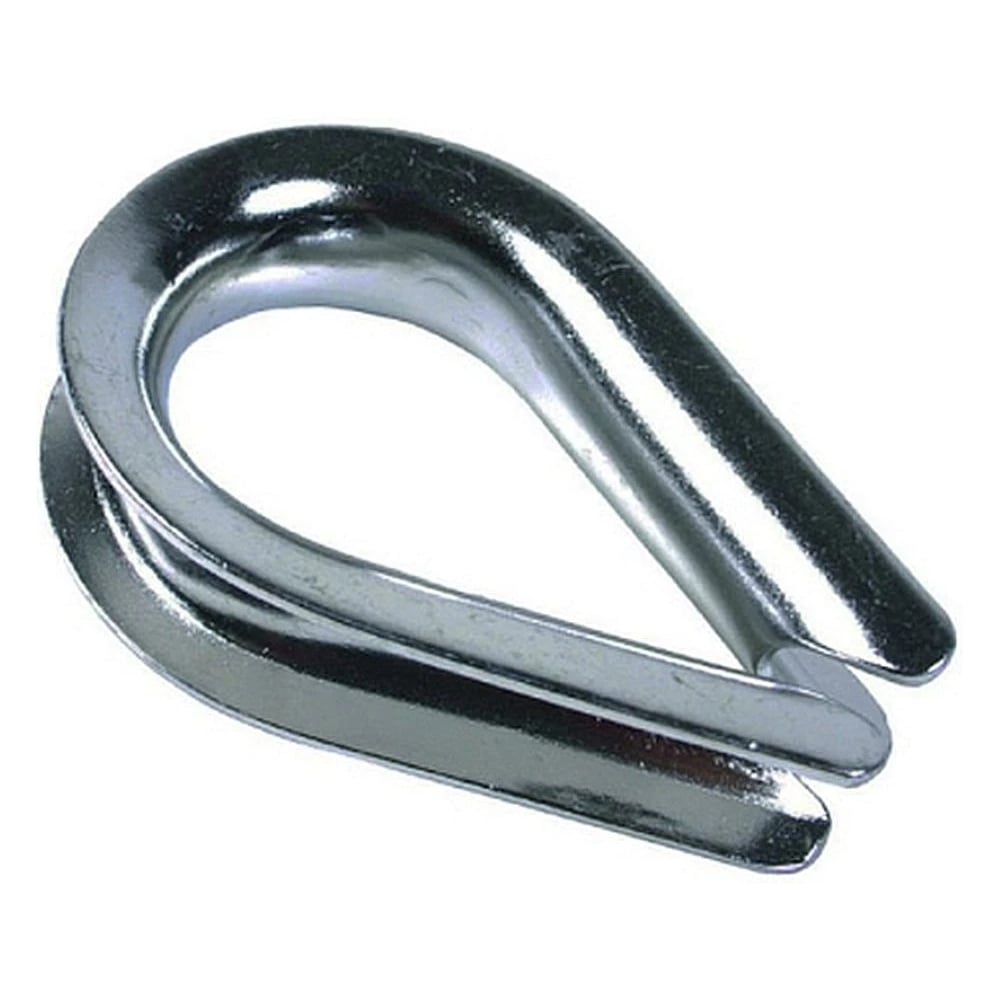 Изображение товара Коуш для стальных канатов КРЕП-КОМП цинк DIN 6899 м18 5 шт