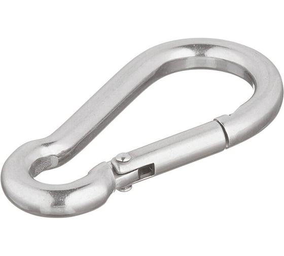 Изображение товара Карабин пожарный КРЕП-КОМП нержавейка DIN 5299 A2 м8 Малая фасовка (2шт) кпон8мф