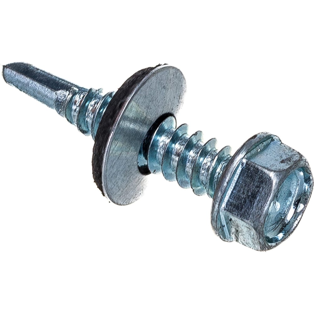 Изображение товара Саморез кровельный КРЕП-КОМП цинк с шайбой EPDM, 4,8х64 мм, упаковка 150 шт