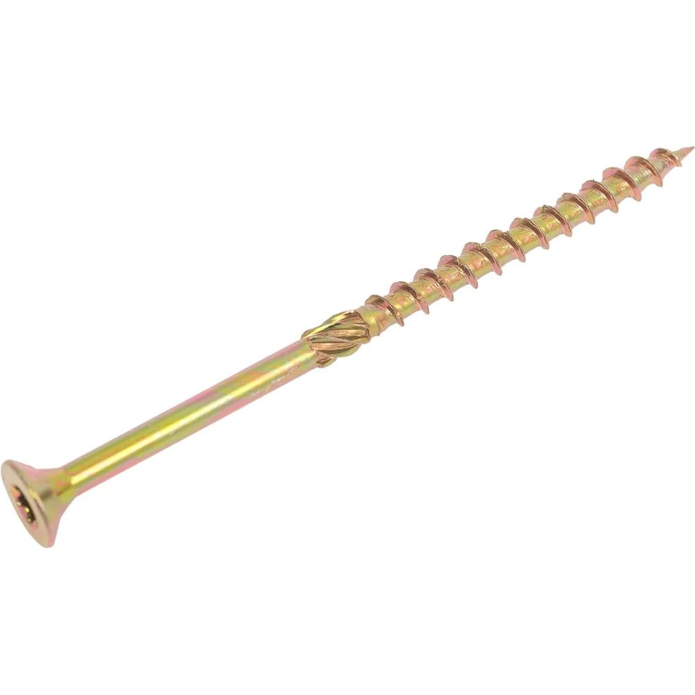 Изображение товара Саморезы конструкционные КРЕП-КОМП потай Torx 8.0х180 мм желтый цинк 100 шт