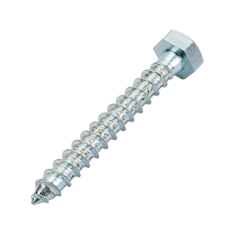 Изображение товара Шуруп Глухарь КРЕП-КОМП 8х110, фасовка 50 шт, оцинкованный, шестигранная головка