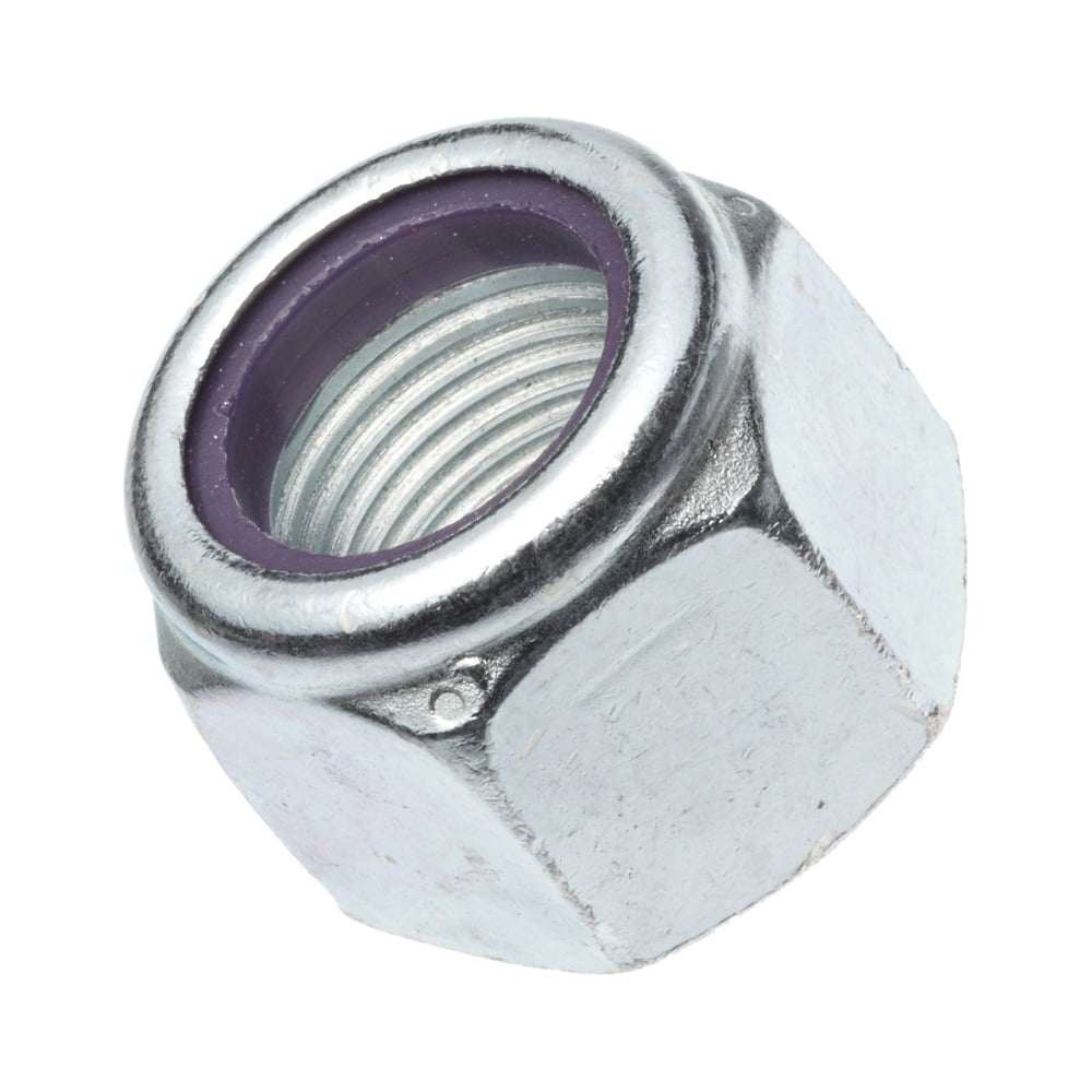 Изображение товара Гайка DIN982 М16х1,5 цинк, упаковка 50 шт, сталь, класс прочности 8