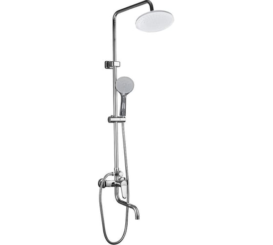Изображение товара Душевая система FRAP с поворотным изливом, лейкой и верхним душем F2427