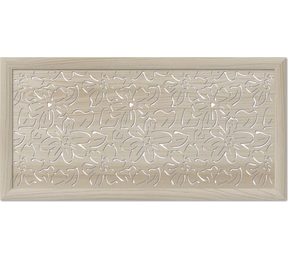 Изображение товара Экран для радиатора Стильный Дом Цветы 120x60 см, дуб сонома v547145