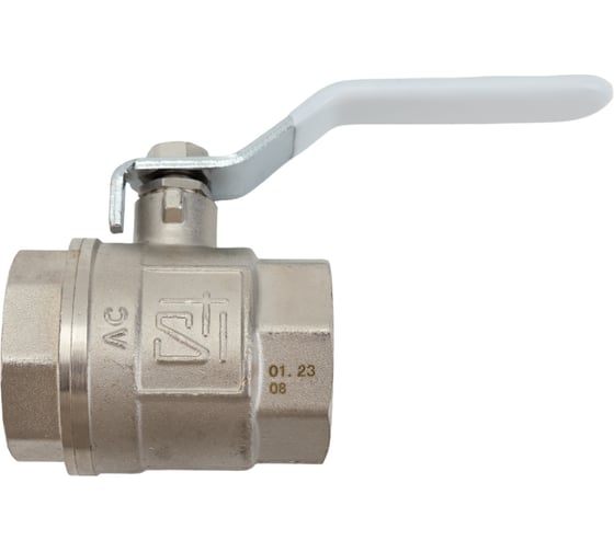 Изображение товара Шаровой латунный кран STI Ду32 Ру25 полнопроходной (муфта-муфта) рычаг D160-05275