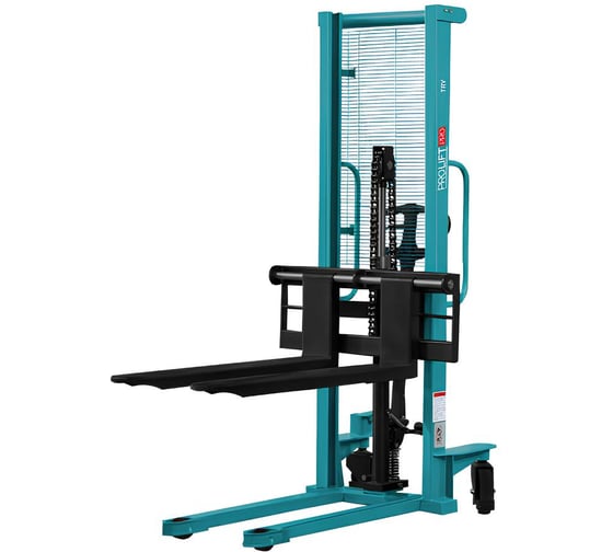 Изображение товара Ручной гидравлический штабелер PROLIFT грузоподъемность 1000 кг, высота подъема 3000 мм TRV 1030