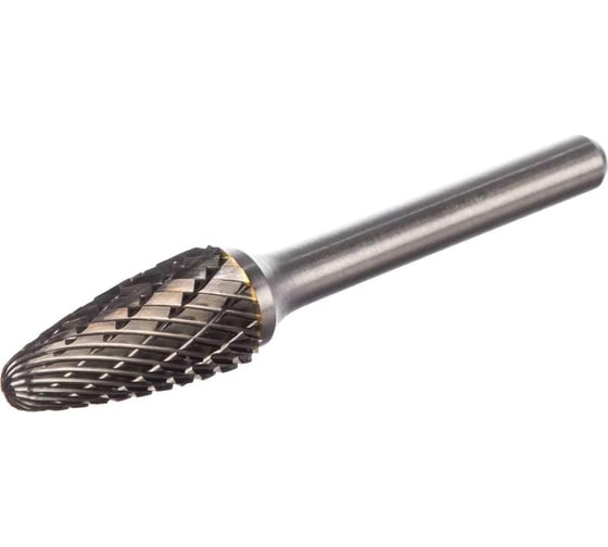 Изображение товара Борфреза твердосплавная тип F Diamond Industrial 12 х 25 мм S=6 мм параболическая DIDBFF1225