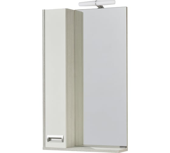 Изображение товара Зеркало-шкаф AQUATON БЕККА 50 белый/дуб Сомерсет 1A214502BAC20 00045156