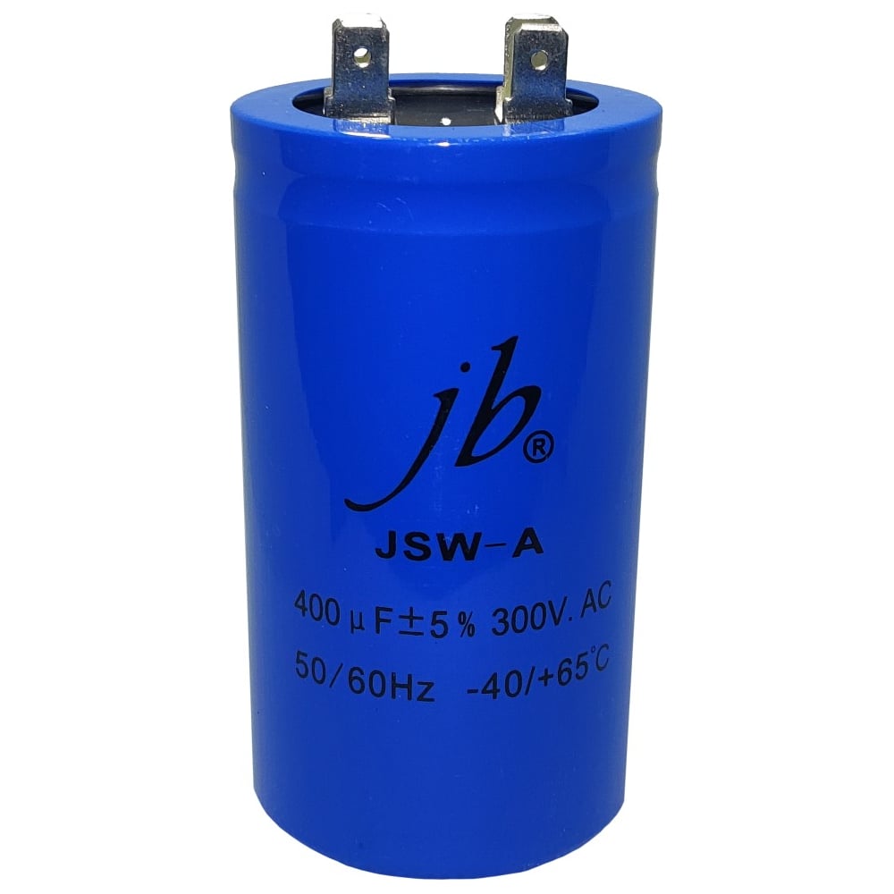 Изображение товара Конденсатор пусковой JB Capacitors 400мкФ 300В IP00 JSW-A (CD60-А) клеммы