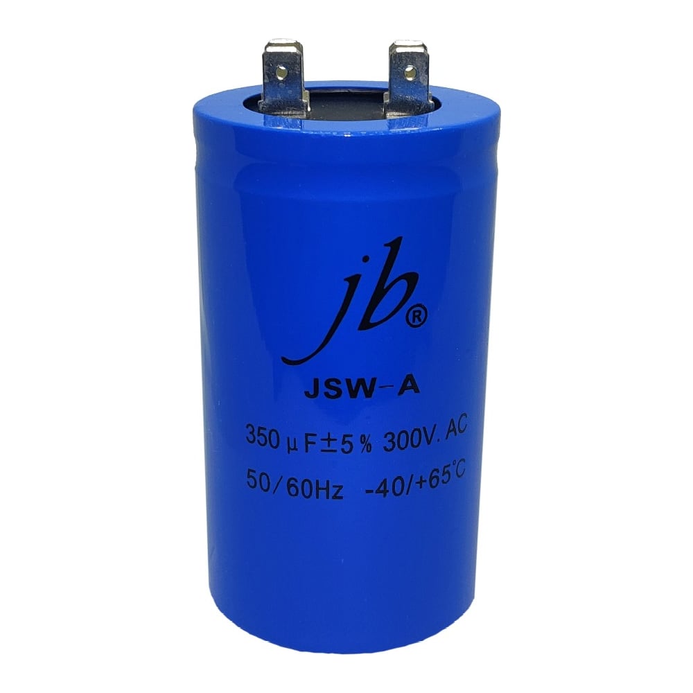 Изображение товара Конденсатор пусковой JB Capacitors 350мкФ 300В клеммы