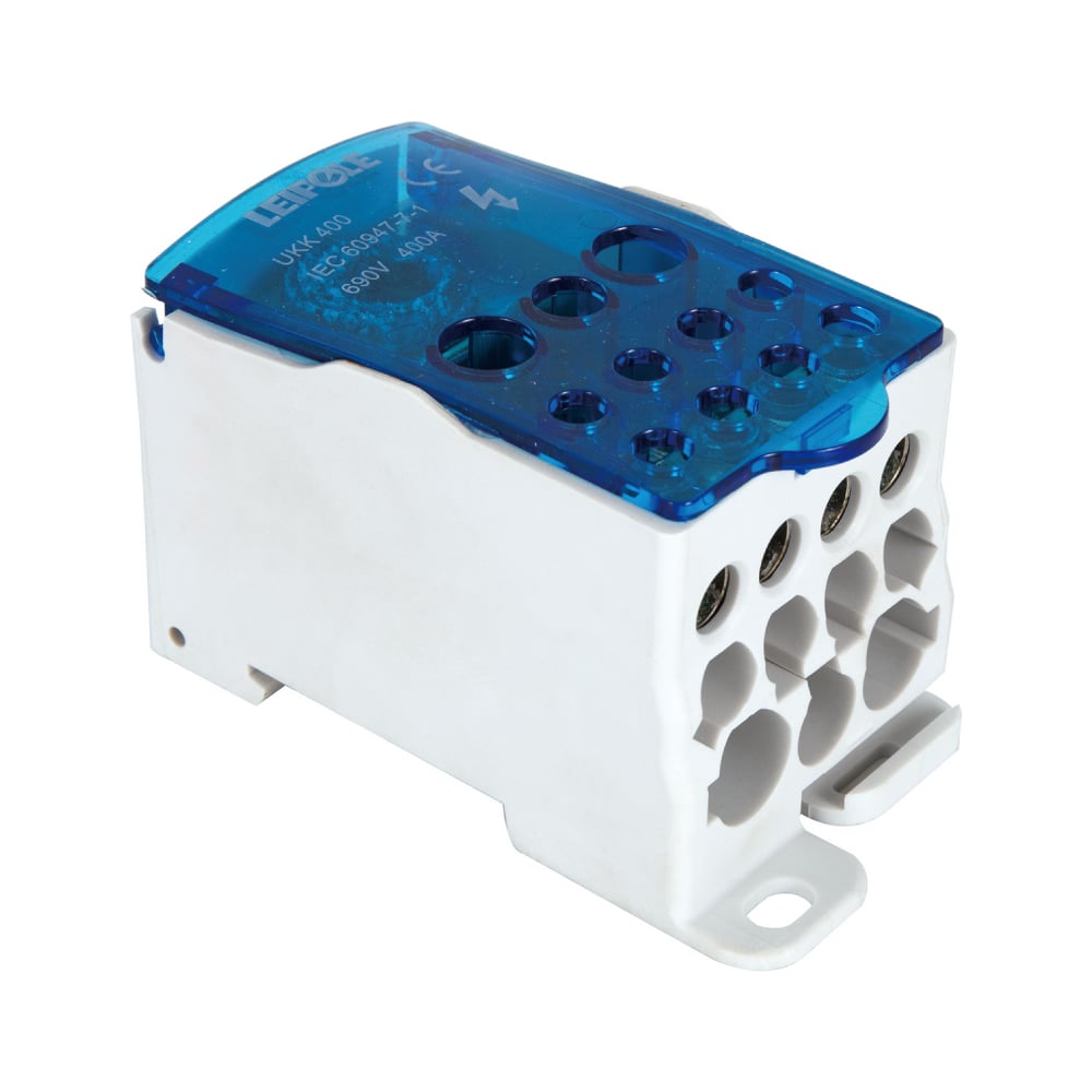 Изображение товара Распределительная коробка Leipole UKK400A 5012.010 для монтажа на DIN-рейку 1 полюс