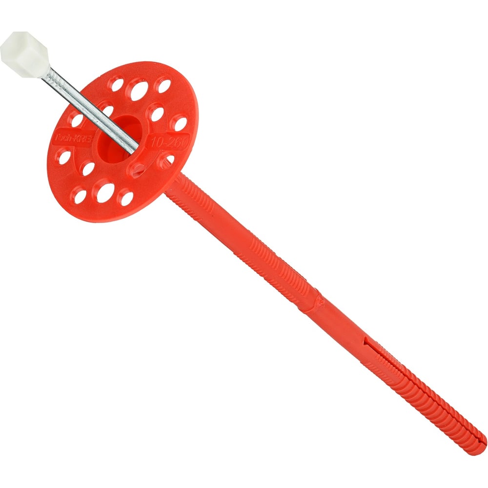 Изображение товара Gigant Дюбель для теплоизоляции (гриб) 10x260 с металлическим гвоздём с термоголовой 200 шт 124152