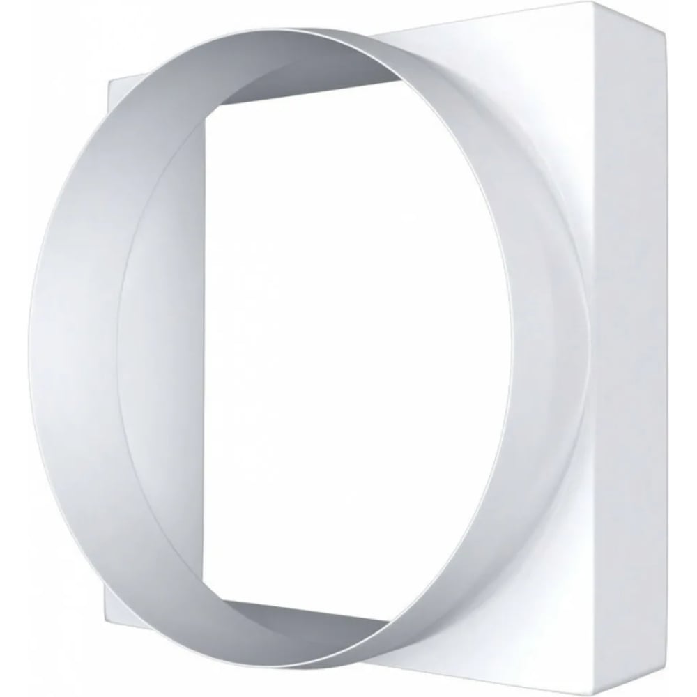 Изображение товара Переход KRAFTAIR с квадратного на круглый воздуховод 100х100 мм на D100