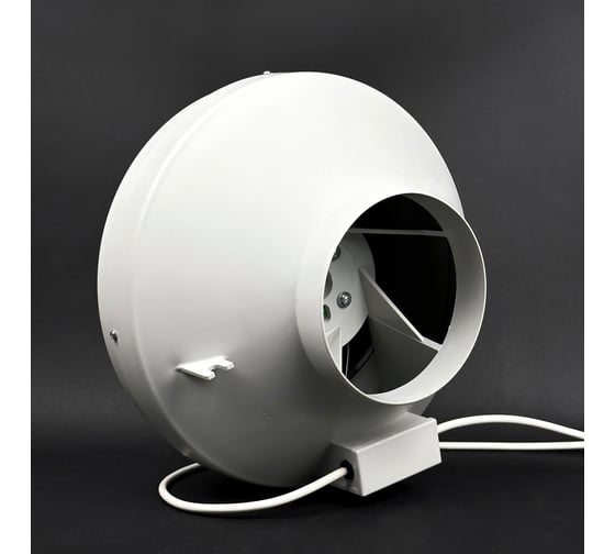 Изображение товара Вентилятор канальный круглый KRAFTAIR ВКК-160 EC для круглых воздуховодов диаметром 160 мм ВКК-160EC+вилка