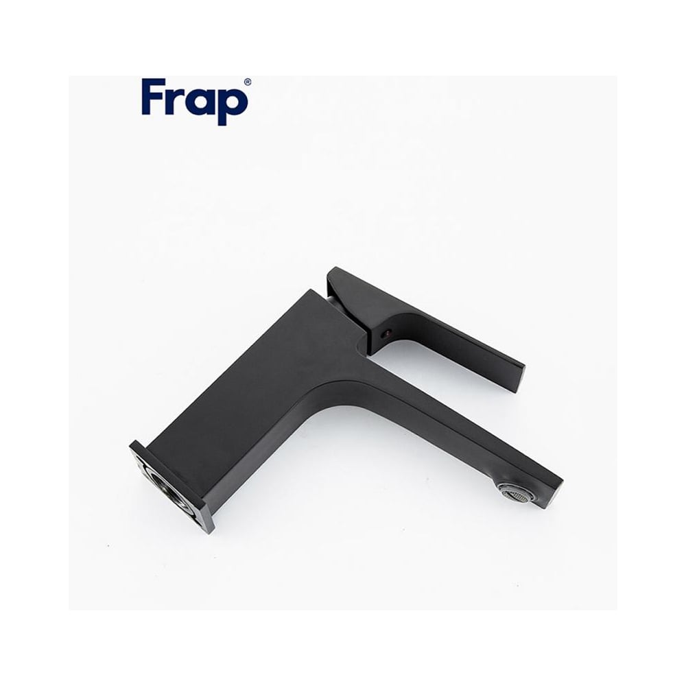Изображение товара Современный черный смеситель для раковины FRAP F10503-6 однорычажный