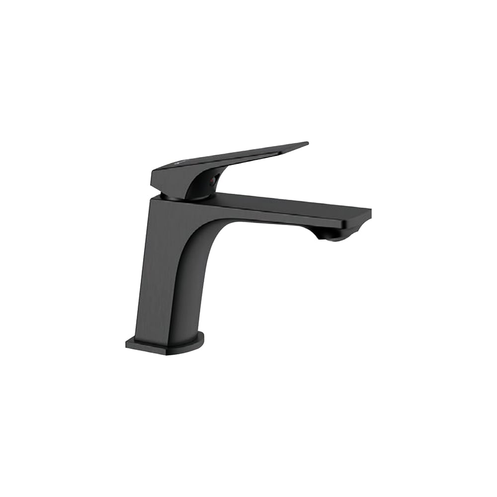 Изображение товара Современный черный однорычажный смеситель для умывальника FRAP F1087-6