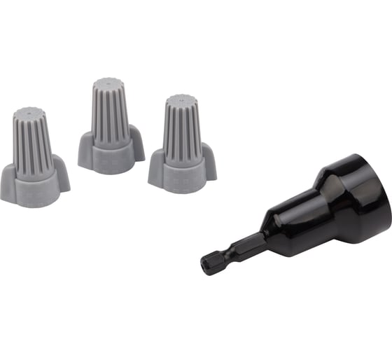 Изображение товара Соединительный изолирующий зажим с лепестками REXANT СИЗ-15 4-16 мм2, 1 бита, серый 50 шт 08-0759