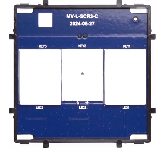 Изображение товара Модуль сенсорного выключателя, двухклавишный, 1 пост Vell NC-2G 1394942
