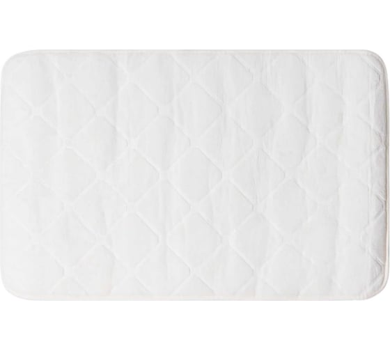 Изображение товара Коврик для ванной VIDAGE №1 ЛАРГО 50x80 см, цвет белый, полиэстер 1359005