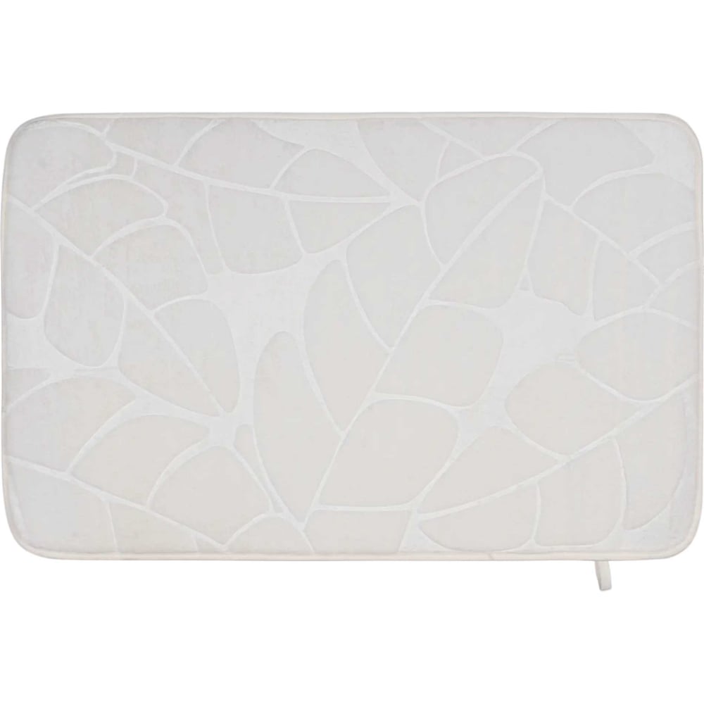 Изображение товара Коврик для ванной VIDAGE №3 Тропик 50x80 см белый полиэстер