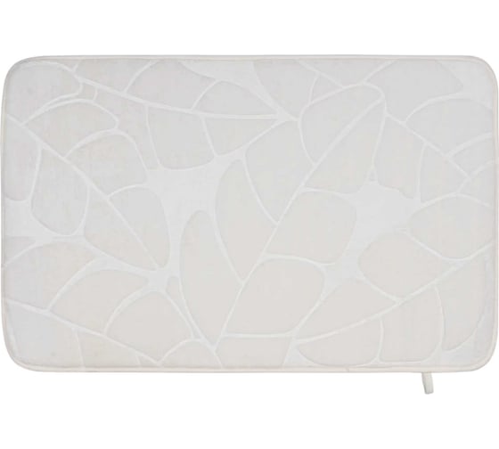 Изображение товара Коврик для ванной VIDAGE №3 Тропик 50x80 см, цвет белый, полиэстер 1359013