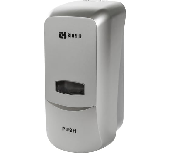 Изображение товара Дозатор для мыла BIONIK , серебр. 1л BK1067S