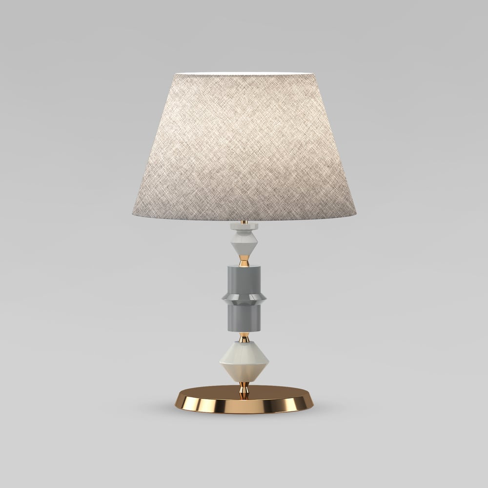 Изображение товара Настольный светильник Eurosvet Olaria с керамическим декором 108012 латунь