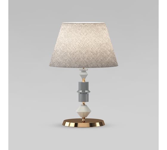 Изображение товара Настольный светильник Eurosvet Olaria с керамическим декором 108012 латунь a071406