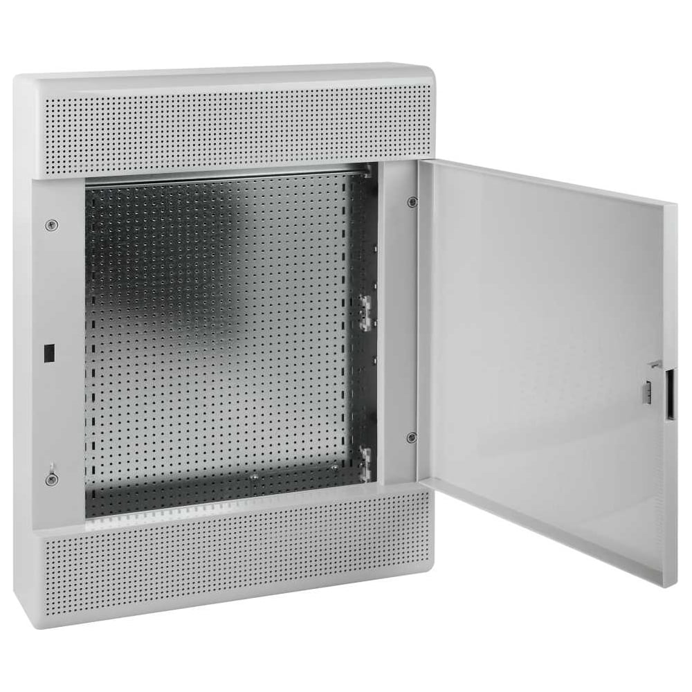 Изображение товара Слаботочный навесной мультимедийный щит Рувинил серия Тусо 648х468х116 мм серый