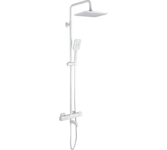 Изображение товара Душевая система с термостатом, поворотным изливом-переключателем, лейкой и верхним душем GAPPO G2491-8