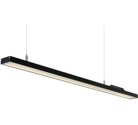 Изображение товара Светильник линейный ВСЕСВЕТОДИОДЫ Слимлайн 40W, 2200Lm, 5000-5500К, опал, IP40, черный vs309-40-op-5k-RAL9005