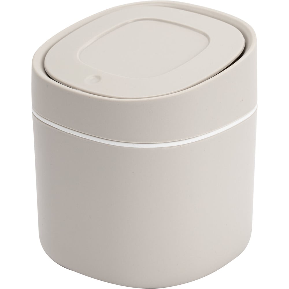 Изображение товара Настольное ведерко для мусора BoomHouse с микролифтом 2.8 л квадратное