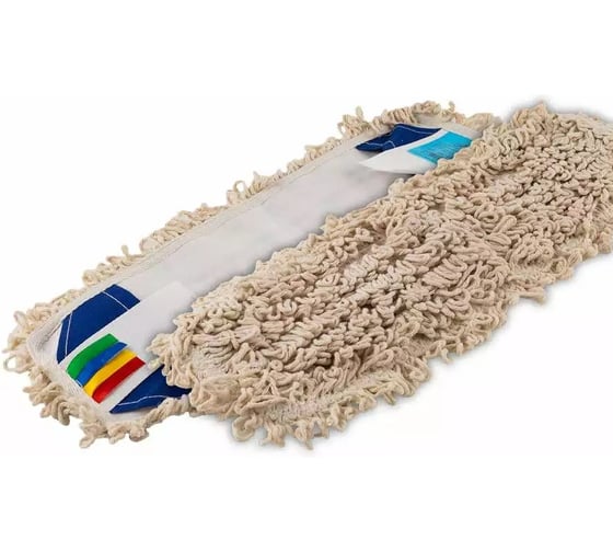 Изображение товара Плоский моп для швабры NV 50 см, ухо+карман CotPF-TF-50-2/C