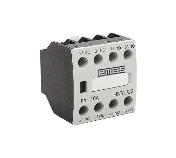 Изображение товара Контактор Emas 40А, 22кВт (катушка 220-230В, 50-60Гц), серия HN HN40NUE