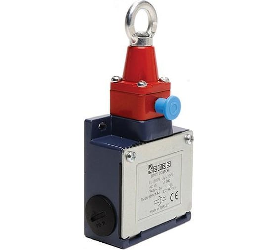 Изображение товара Концевой выключатель Emas привод металлическое кольцо, со сборосом (2НЗ+1НО, синхронное срабатывание), серия L53, металлический корпус (240В AC, 3А), IP65 L53K25HUM112