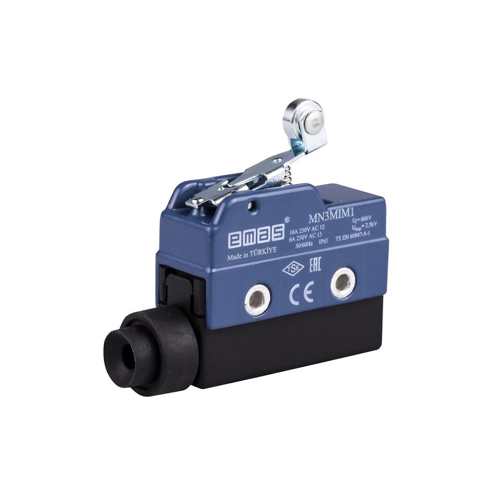 Изображение товара Мини-выключатель Emas с роликовым рычагом металлическим корпусом 250В 6А