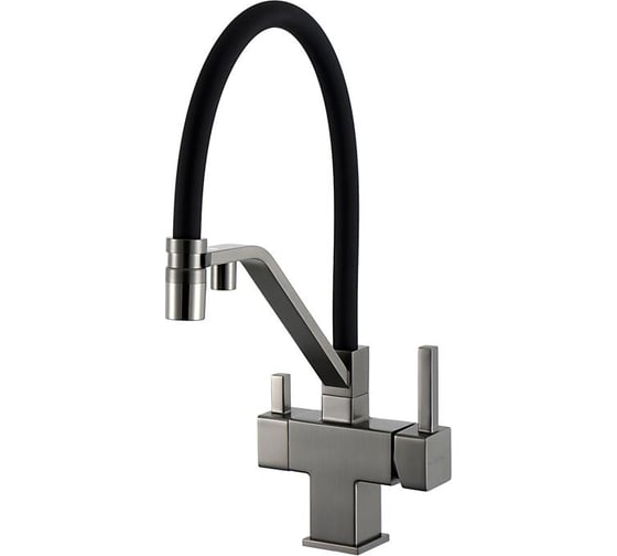 Изображение товара Смеситель для кухни GAPPO с гибким изливом и подключением фильтра для питьевой воды G4395-69