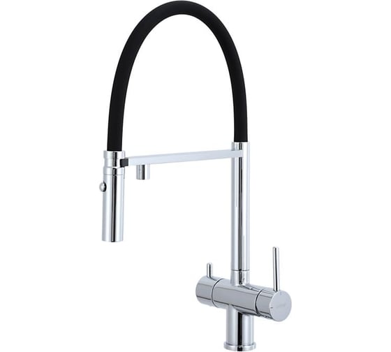 Изображение товара Смеситель для кухни GAPPO с гибким изливом и подключением фильтра для питьевой воды G4397-80