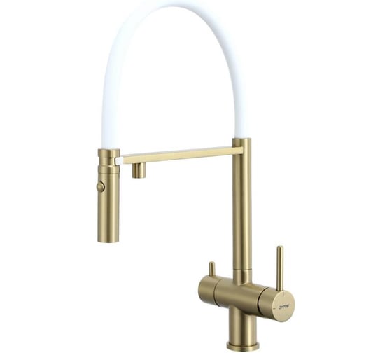 Изображение товара Смеситель для кухни GAPPO с гибким изливом и подключением фильтра для питьевой воды G4397-83