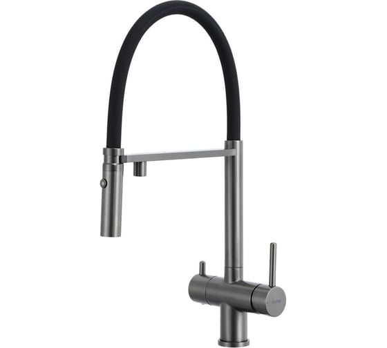 Изображение товара Смеситель для кухни GAPPO с гибким изливом и подключением фильтра для питьевой воды G4397-89