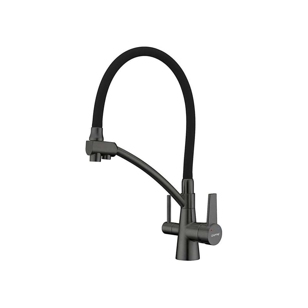 Изображение товара Смеситель для кухни GAPPO с гибким изливом и подключением фильтра для питьевой воды G4398-19