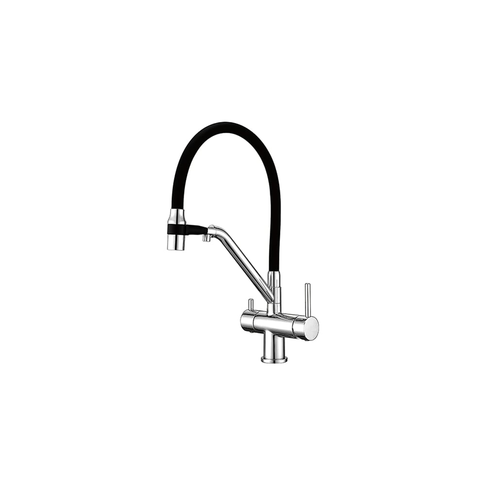 Изображение товара Смеситель для кухни GAPPO с гибким изливом подключением фильтра G4398-80