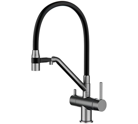 Изображение товара Смеситель для кухни GAPPO с гибким изливом и подключением фильтра для питьевой воды G4398-89