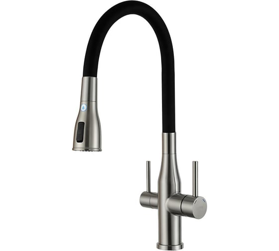 Изображение товара Смеситель для кухни GAPPO с гибким изливом и подключением фильтра для питьевой воды G4399-65