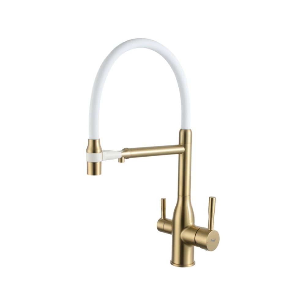 Изображение товара Смеситель для кухни с гибким изливом и подключением фильтра FRAP F4398-3