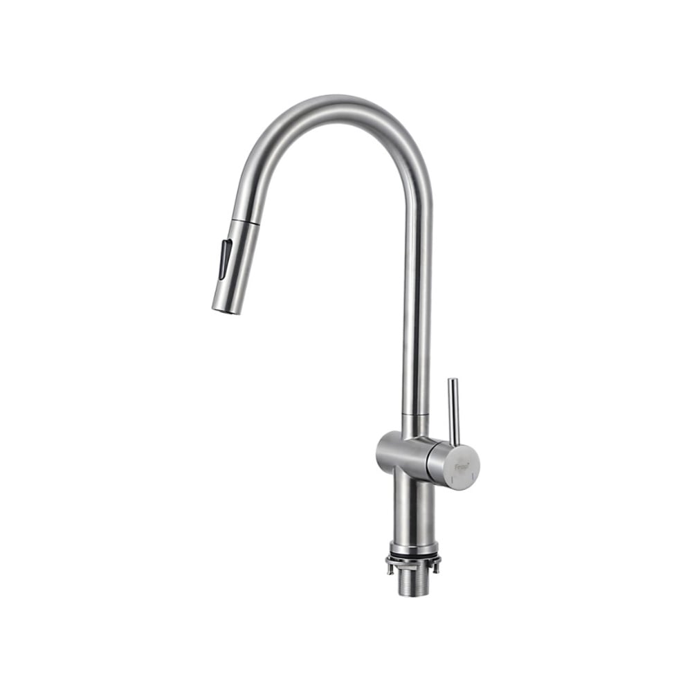 Изображение товара Смеситель кухонный с выдвижной лейкой FRAP F60807 современный стиль